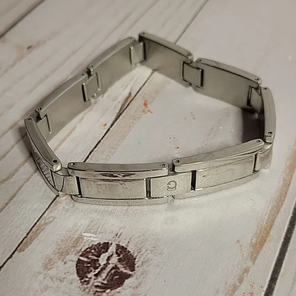 Men's Slant Row Link Bracelet in Stainless Steel Halo G